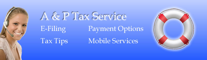 A&P Tax Service Banner